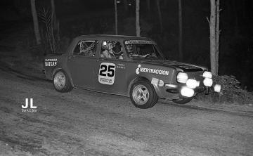 Josep Maria Jordà–Xavier Girbau (Simca 1000 Rallye). Berguedà 1978 (Foto: José Luis Cortijos)